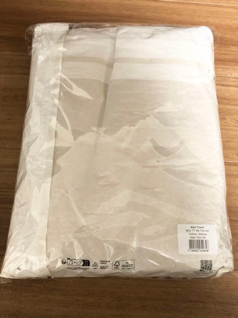 新品 未使用 【TEKLA（テクラ）】 北欧バスタオルセット Siennaカラー