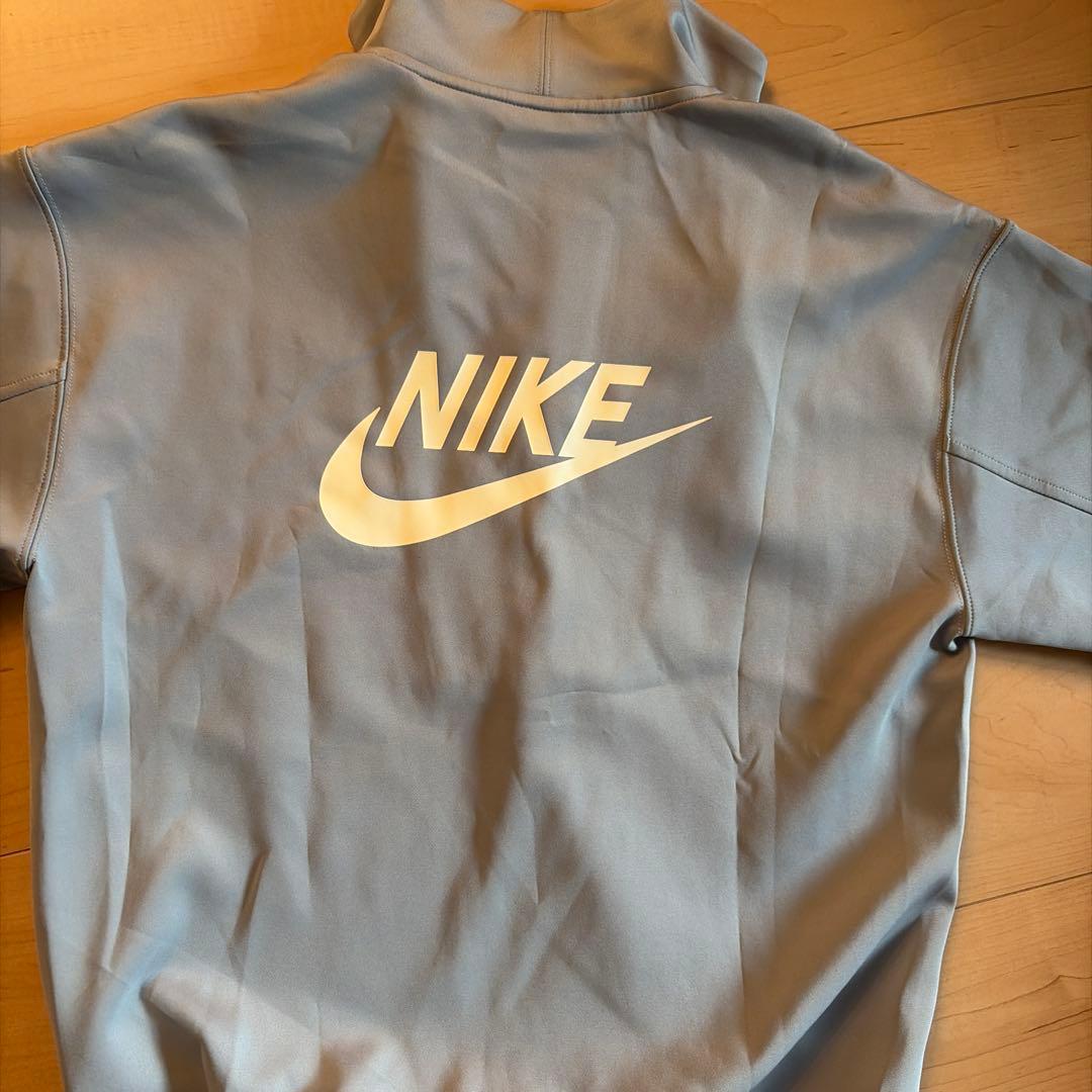 男女兼用Nike ジャージ上下セット グレー ハーフジップフルジップパンツ