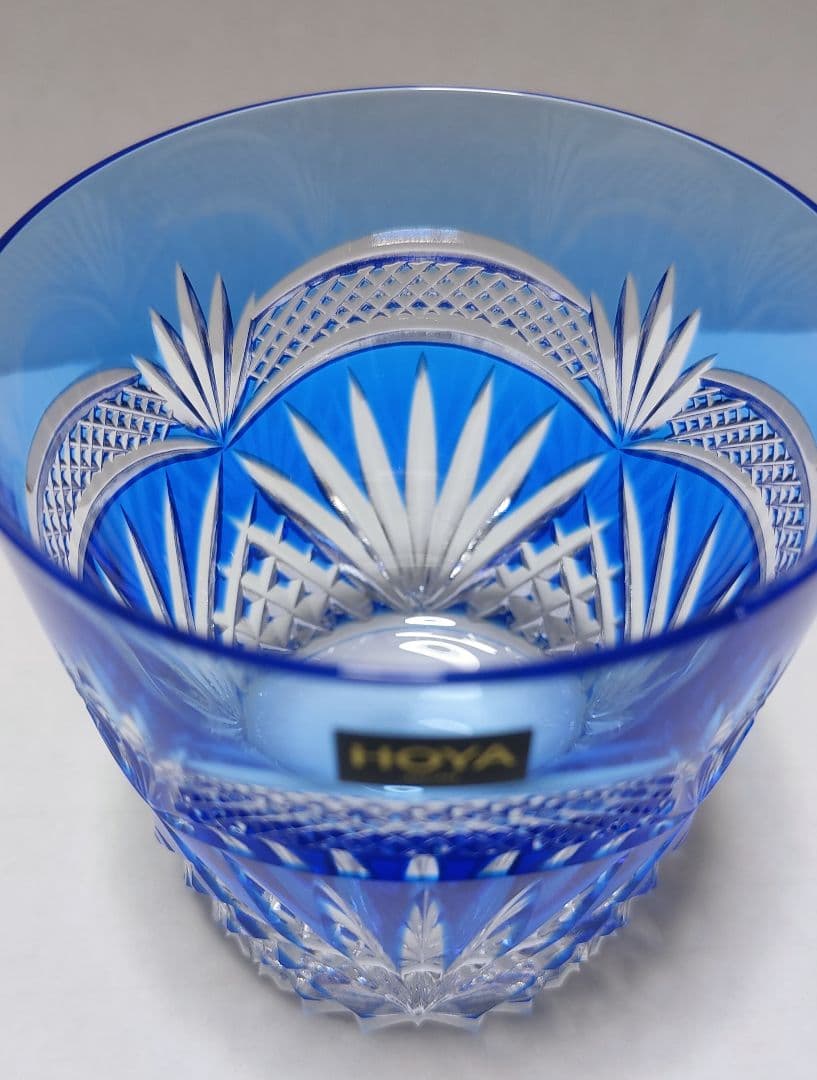 希少品☆HOYA ホヤクリスタル オンザロックグラス（切子、江戸切子、薩摩切子）