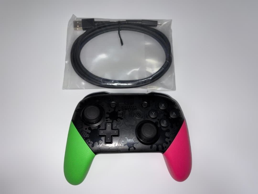 【完動美品】 Switch & Proコン スプラトゥーン2 エディションセット