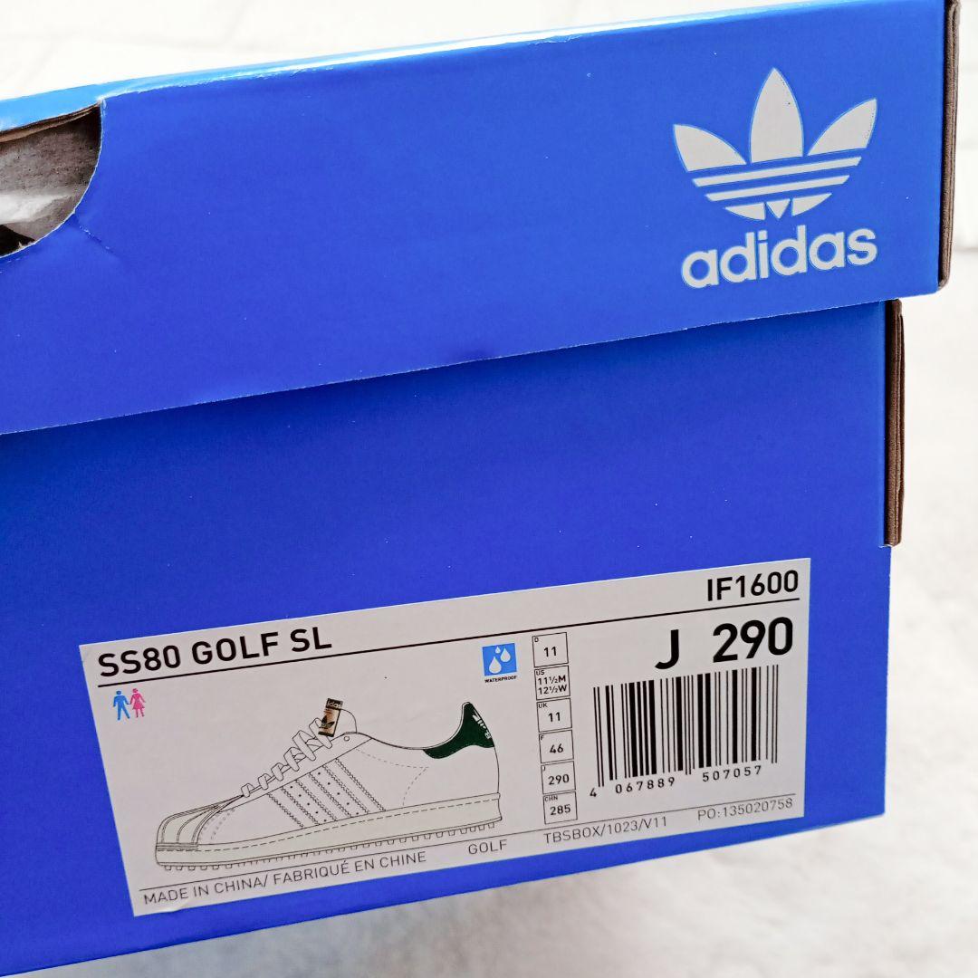❣️新品❣️adidas SS80 GOLF SL ゴルフシューズ 白×緑 29