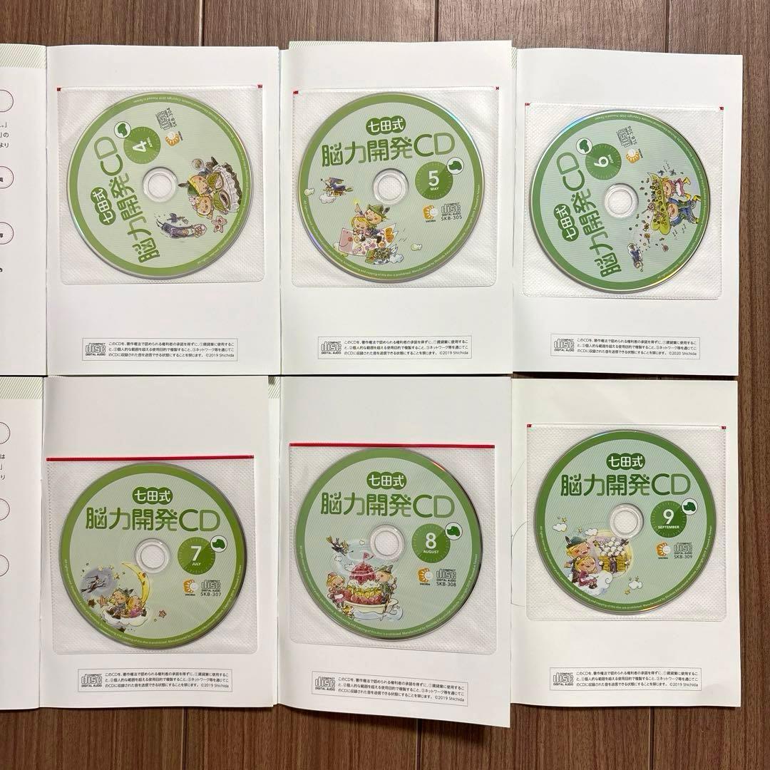 七田式 能力開発CD 年少 いぬ 12ヶ月セット 1年分