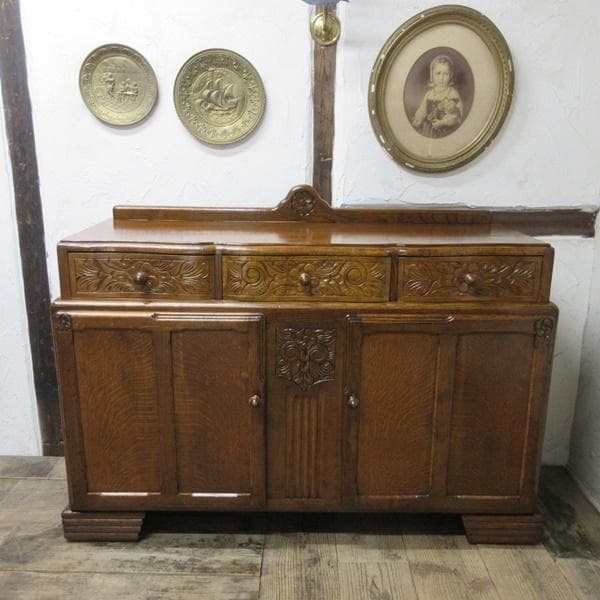 イギリス アンティーク 家具 サイドボード キャビネット 什器 英国 6602b