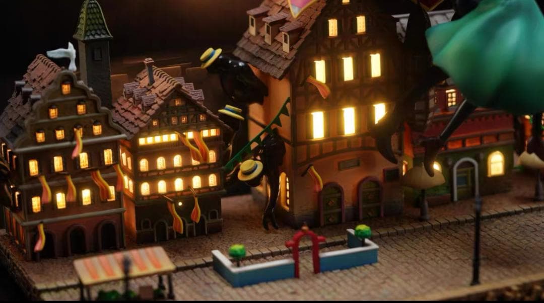 ハウルの動く城 ソフィー&ハウル 空を歩くシーン GK フィギュア 限定品