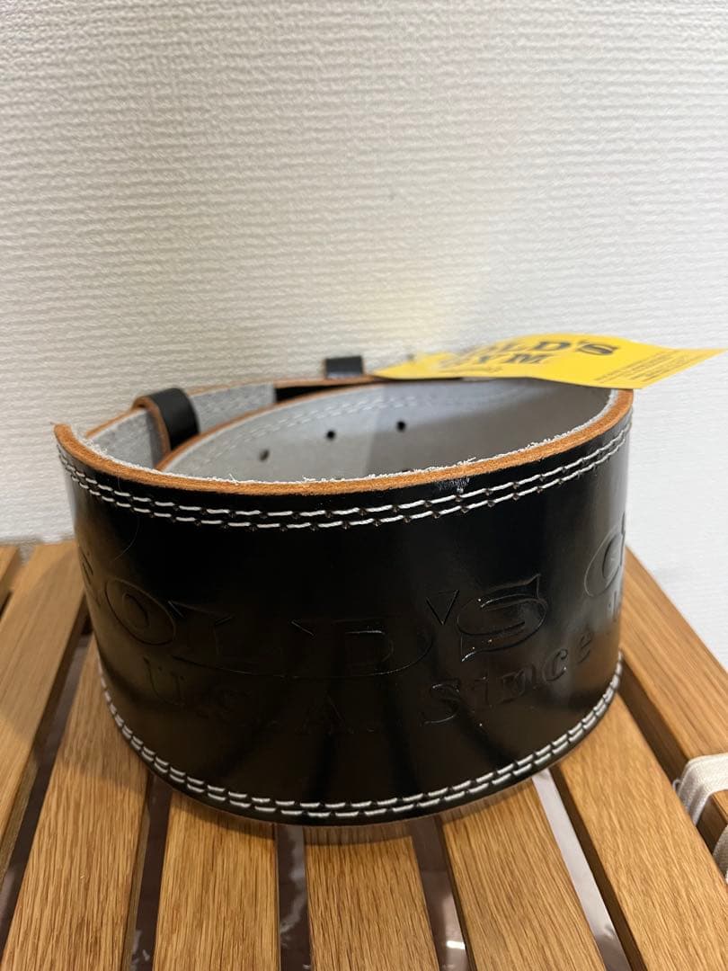 きゃりーあうと様GOLD'S GYM ゴールドジム　EXレザーパワーベルト S