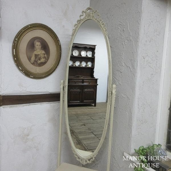 イギリス アンティーク 家具 ドレッサー 鏡台 ミラー 姿見 英国 6090d