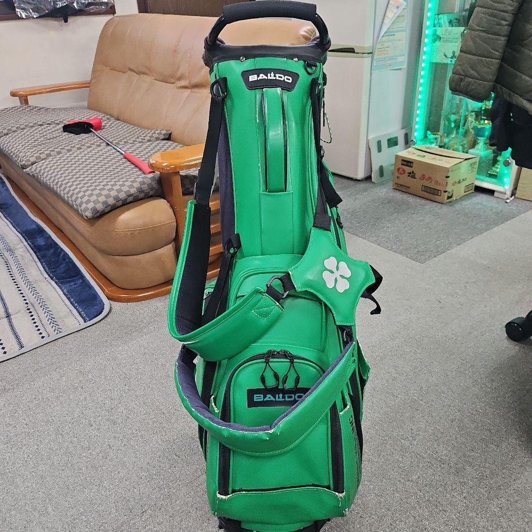 BALDO グリーン キャディバッグ スタンド付き