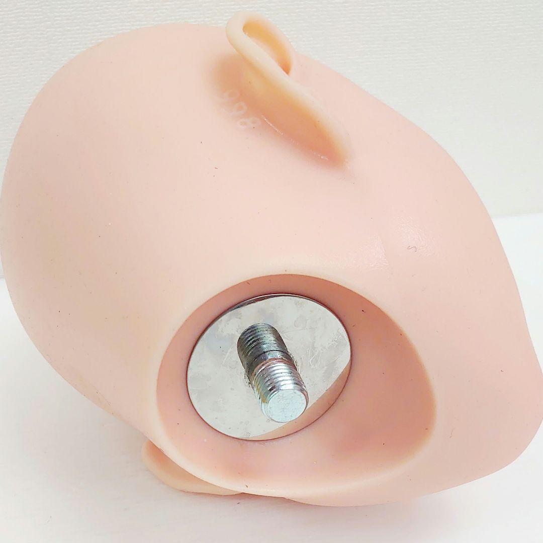 リアルマネキンヘッド ドールヘッド 等身大 シリコン 化粧練習用