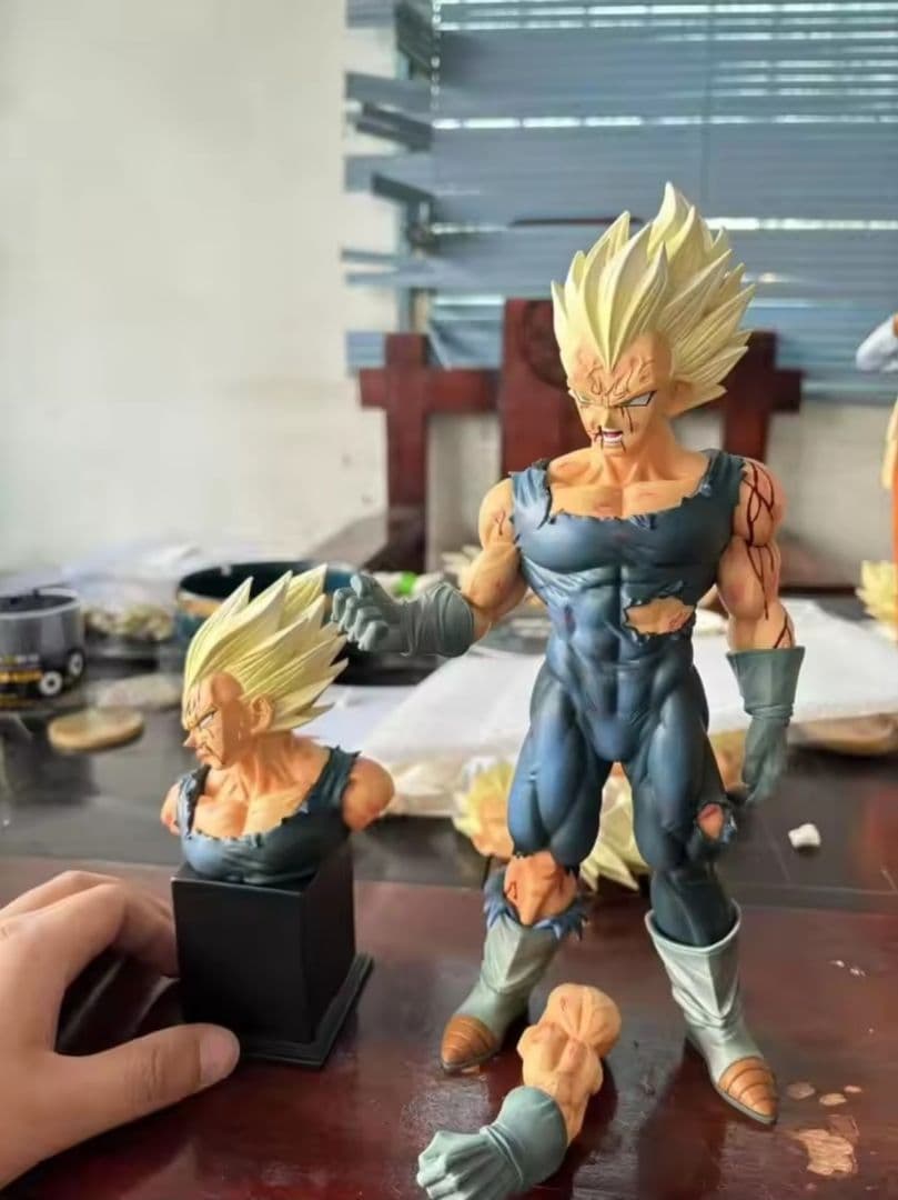 ドラゴンボール 魔人ベジータ フィギュア ガレージキット塗装済み