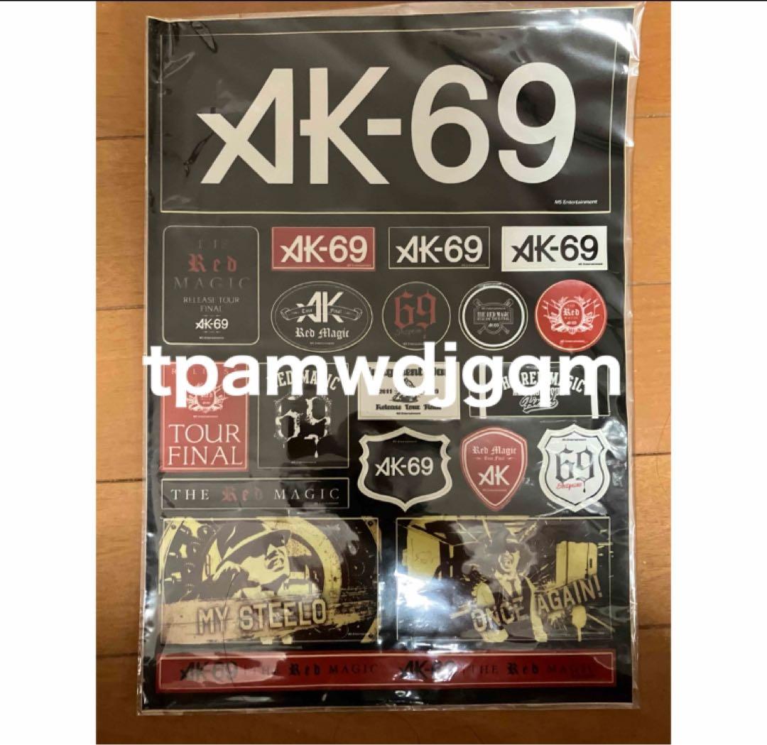 【A】BAGARCH傘AK-69 ak69 ポスター　ステッカー　ラップリマン