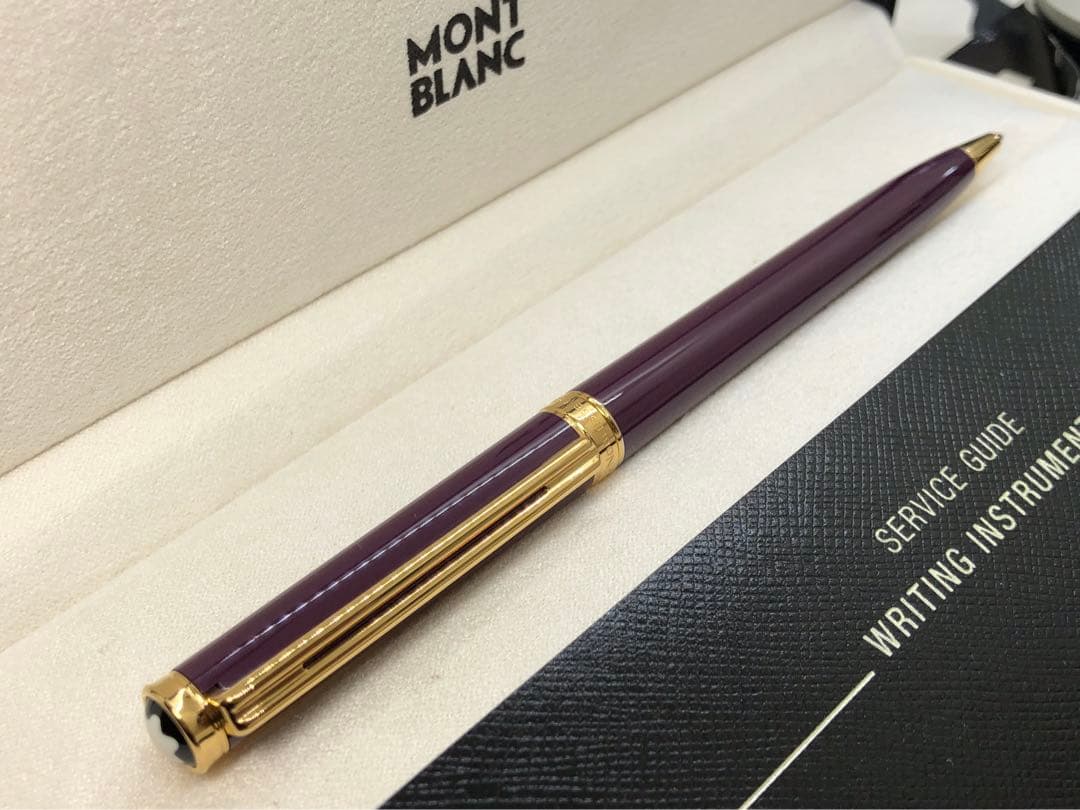 非常にレアなパープル軸※未使用品！稀少軸色！オブリュージュ15280★モンブラン