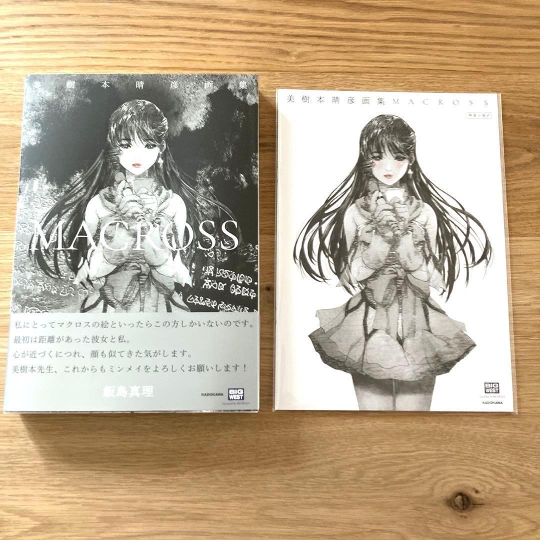 【残り僅か新品】美樹本晴彦　画集　マクロス　特典冊子付き　リンミンメイ　飯島真理