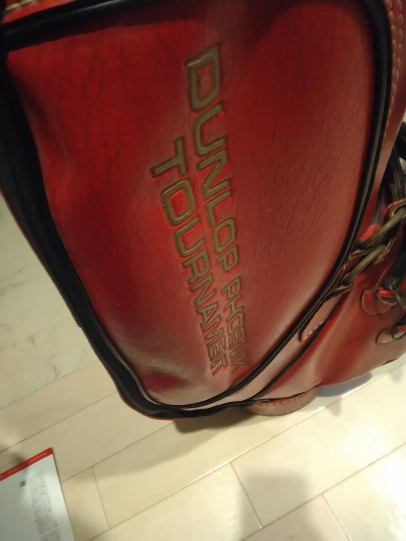 重厚感あり　レア　ダンロップフェニックストーナメント　キャディバッグ