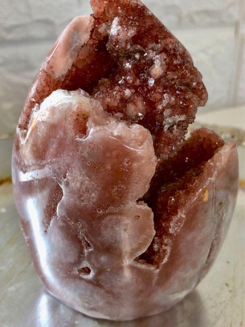 ピンクアメジスト　フリーフォーム　レッド　ドゥルージー