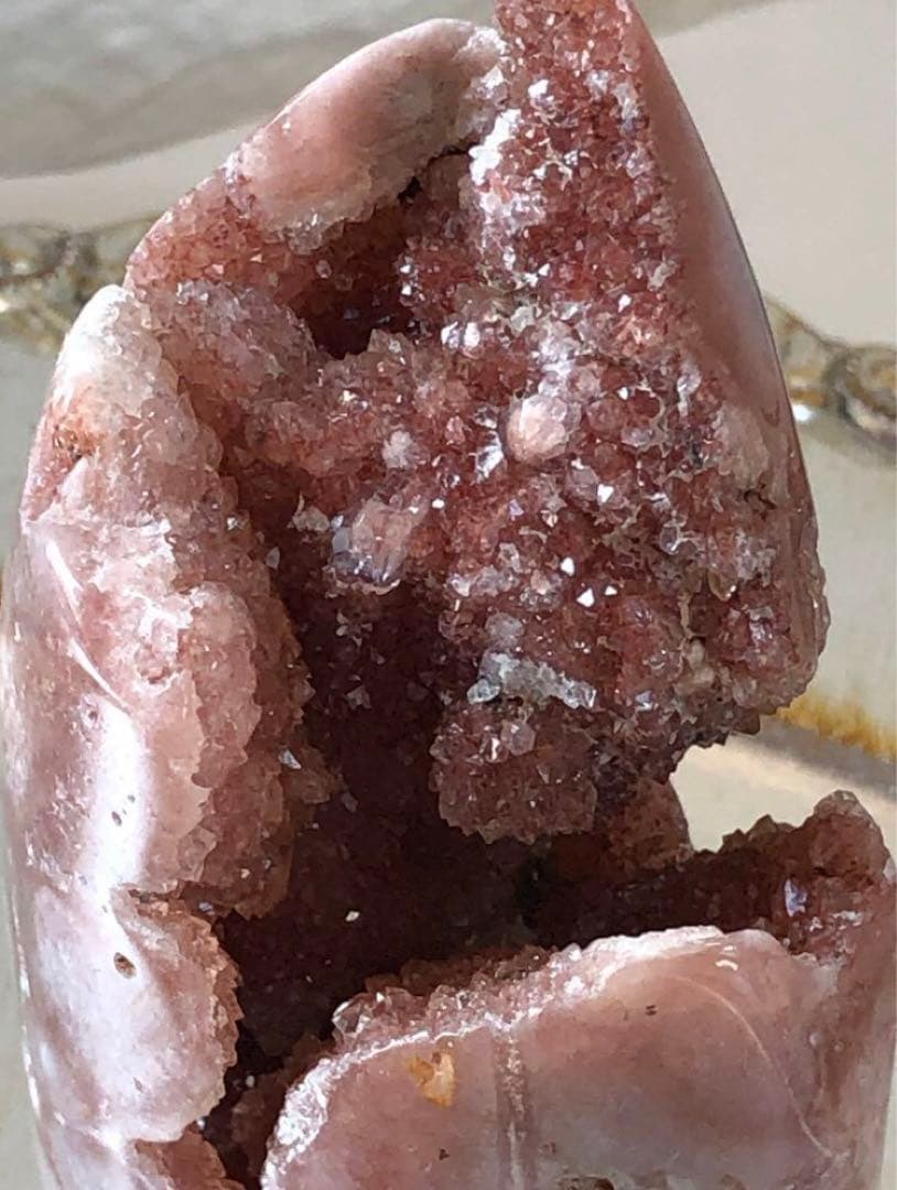 ピンクアメジスト　フリーフォーム　レッド　ドゥルージー