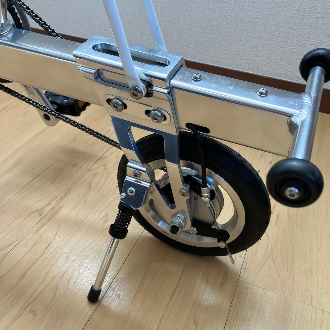 【美品】Carry me ８インチ折りたたみ自転車 シルバー