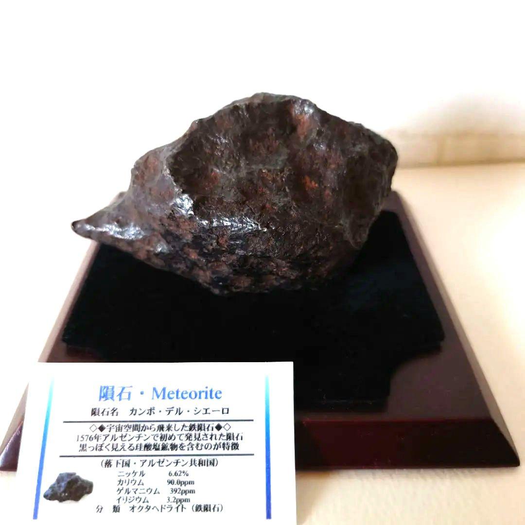 鉄隕石【カンポ・デル・シエーロ】Meteorite 原石 677g