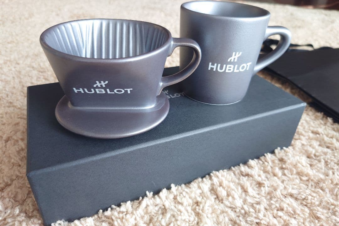 Hublot カップドリッパーセット グレー 陶器