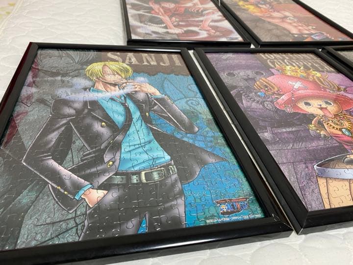 ワンピース ジグソーパズル (額付き)300ピース5個