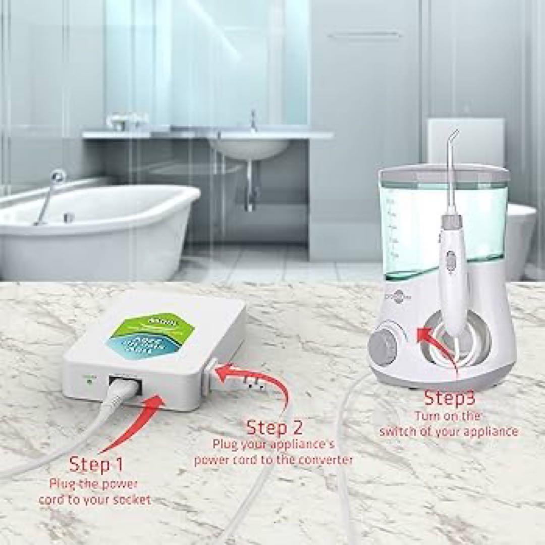 ステップアップ電圧コンバーター ヨーロッパ&アジア用 220-240V