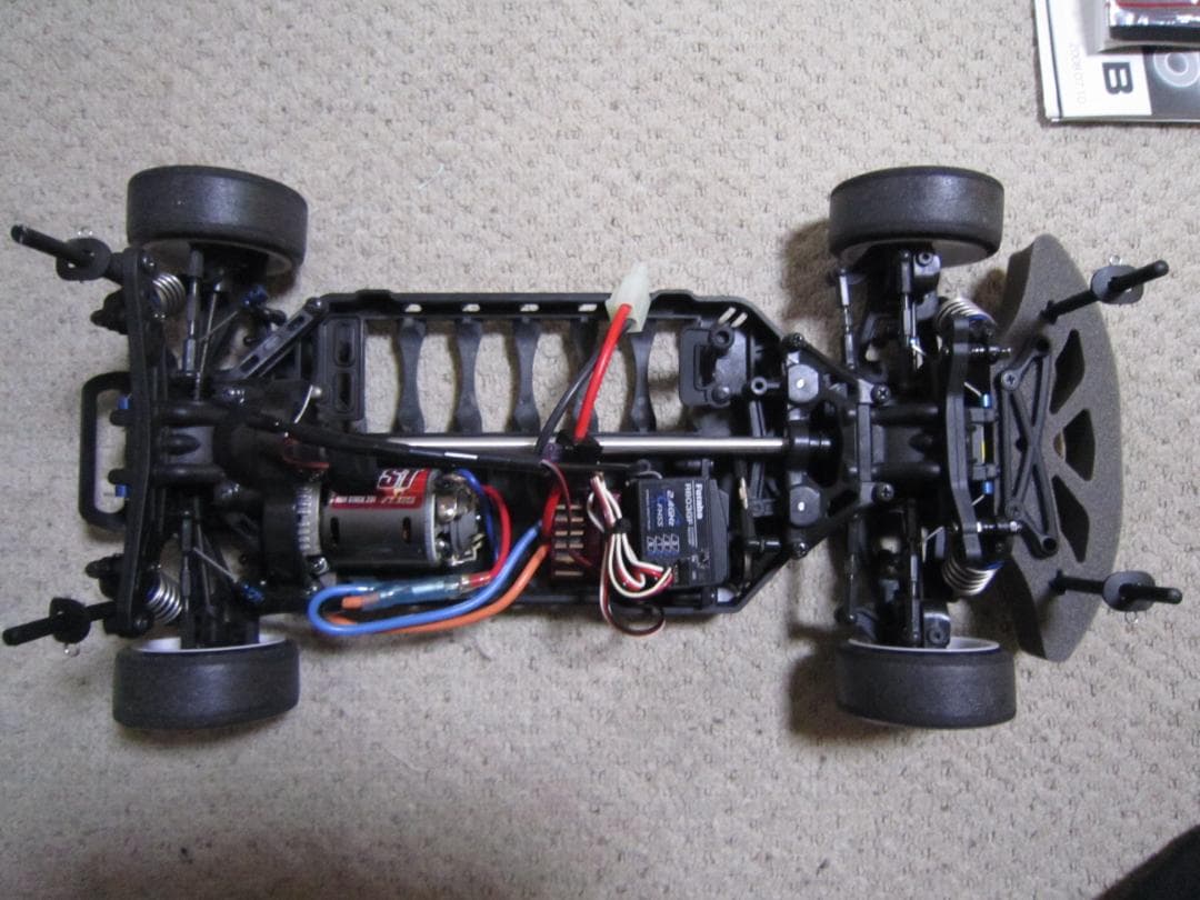 ドリパケ 1/10 コンバ 動作確認済 S13 2.4G 大会参戦車両 大金投資