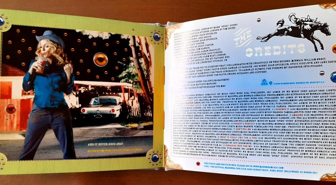 マドンナ　MUSIC　限定盤 US盤 特殊パッケージ仕様CDアルバム グレー版