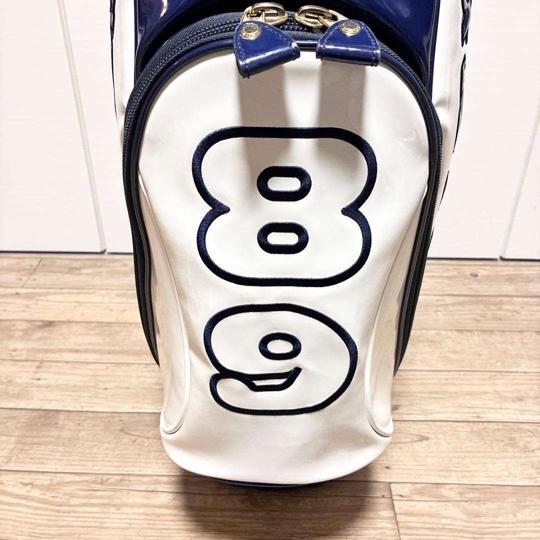 PEARLY GATES キャディバッグ ネイビー/ホワイト