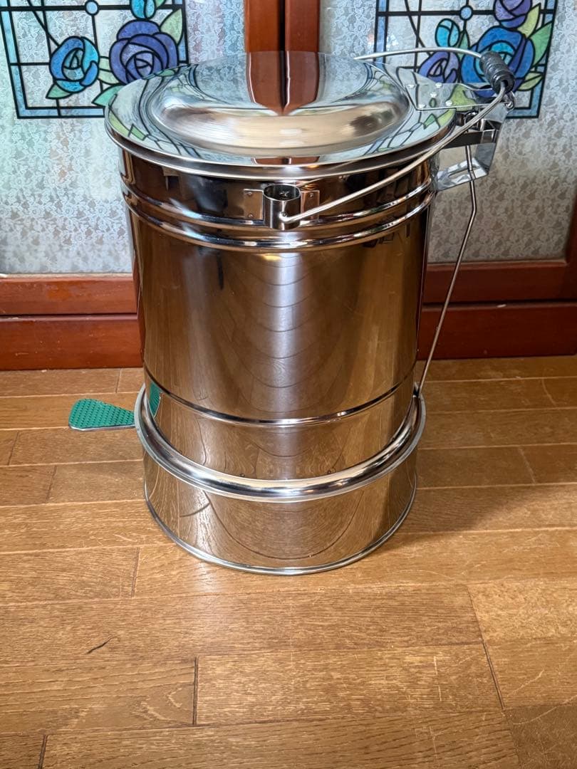 専用です。足踏みペダル ステンレス ホーローバケツ ごみ箱 医療用 什器