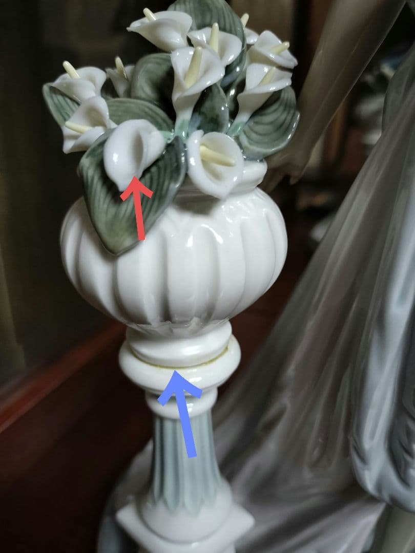 【専用です！】【欠けあり】リヤドロ　大型　 陶器人形　貴婦人　No.5377