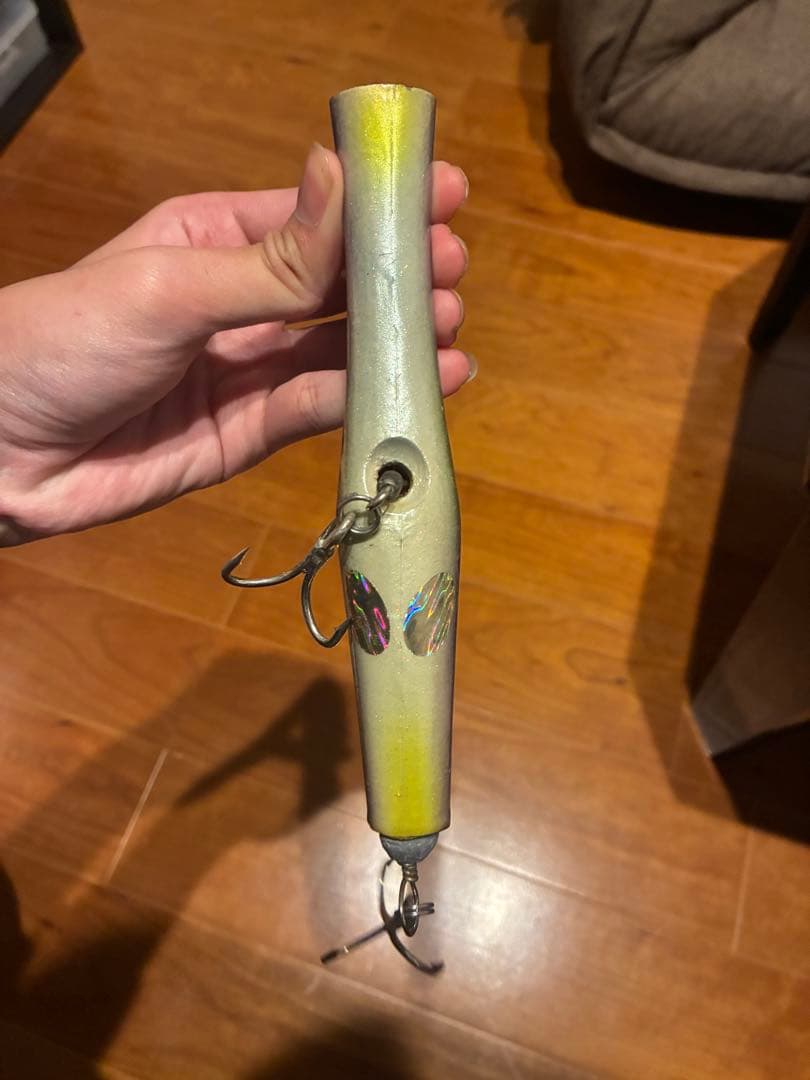 値下げ 貝田ルアー トランペット170 美品