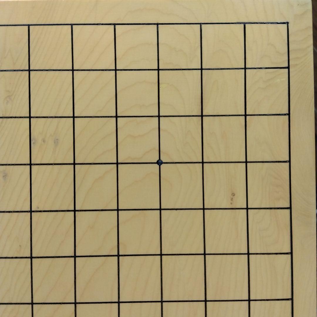 【国産　本榧　４寸碁盤　木裏】