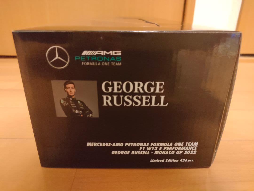F1ミニカー1/18メルセデスAMG　ジョージラッセル モナコGP2022