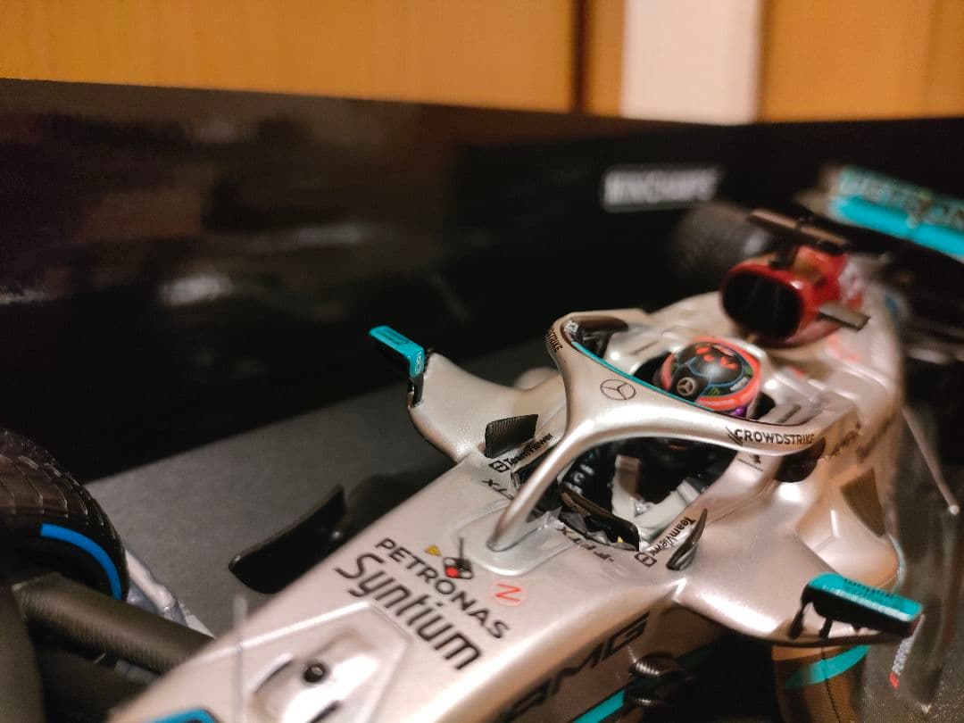 F1ミニカー1/18メルセデスAMG　ジョージラッセル モナコGP2022