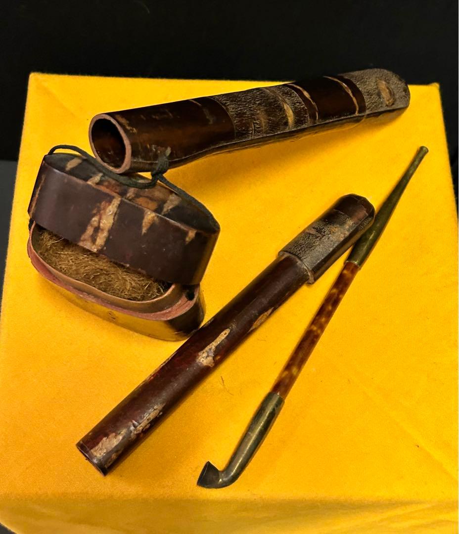 桜　キセル入れ&タバコ入れ