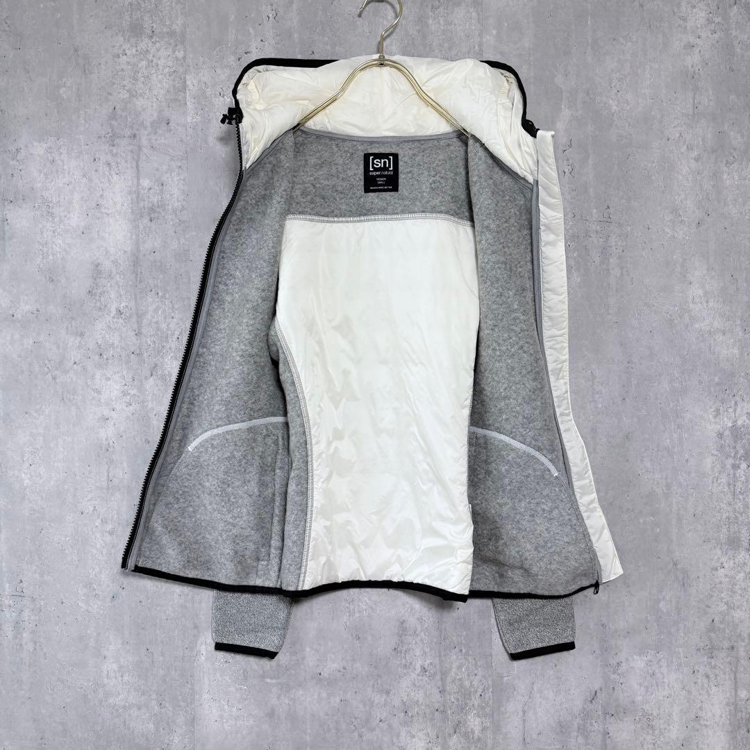 スーパーナチュラル メリノウール 中綿 スウェット上下 セットアップ グレー 黒