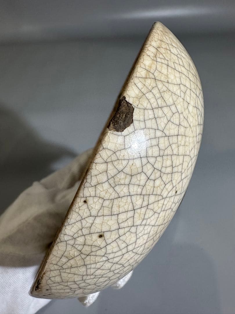 中国 仿哥釉 碗 八客