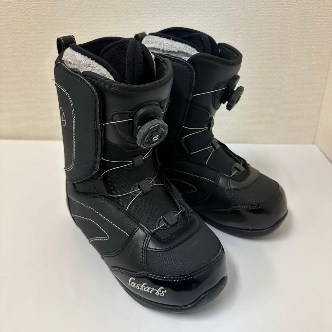 LASTARTS ブラック スノーボード　BOAブーツ 24.5〜25.0cm