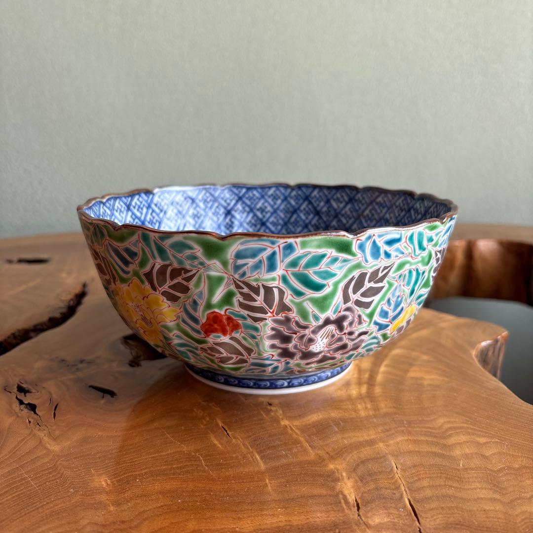 平安壹楽造 銀牡丹 山本昌弘造 清水焼 茶道具 共箱