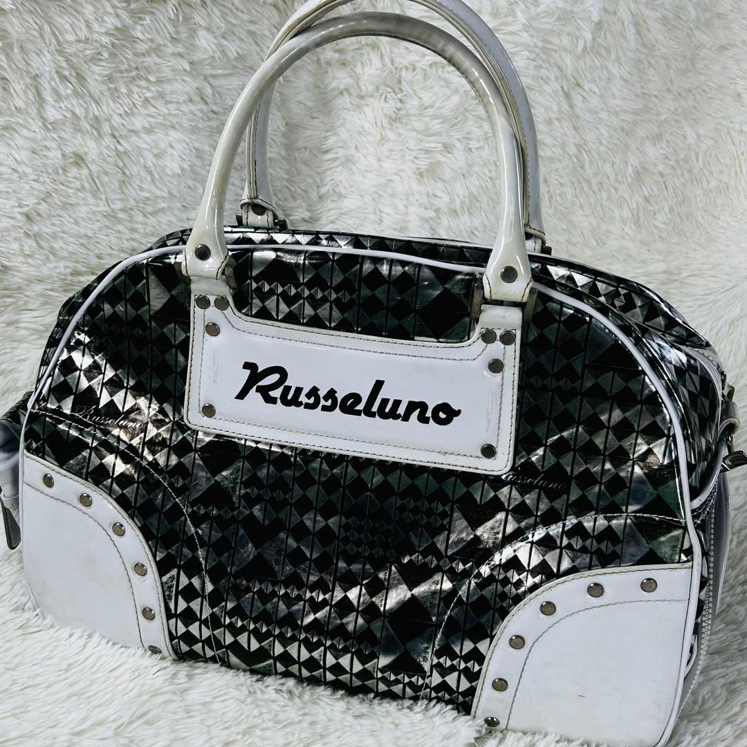 早いもの勝ち★ラッセルノ ボストン 防水 ゴルフバッグ ポケット 希少品 ラメ