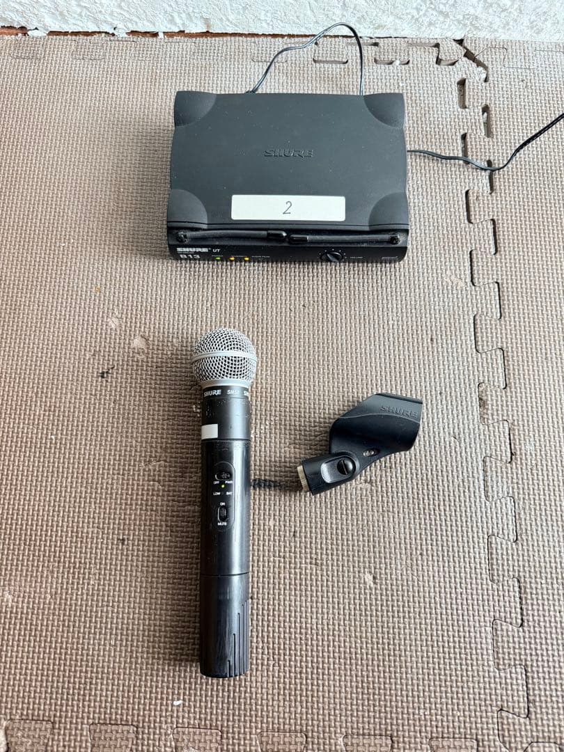 Shure ut4/ut2-Sm58 マイク、動作確認済み、usa 製。