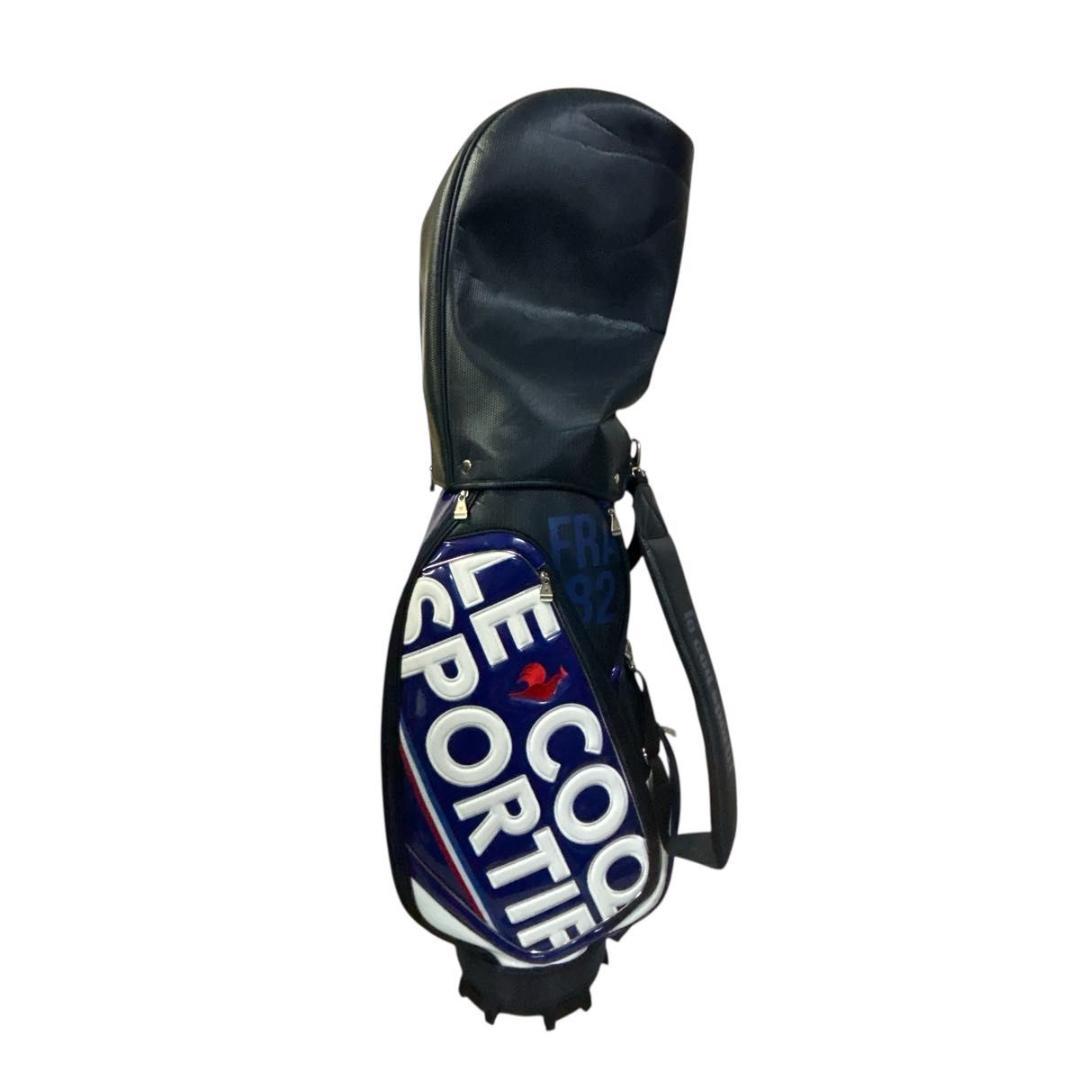 廃盤【美品】Le coq sportif ネイビー　6分割　ゴルフバッグ