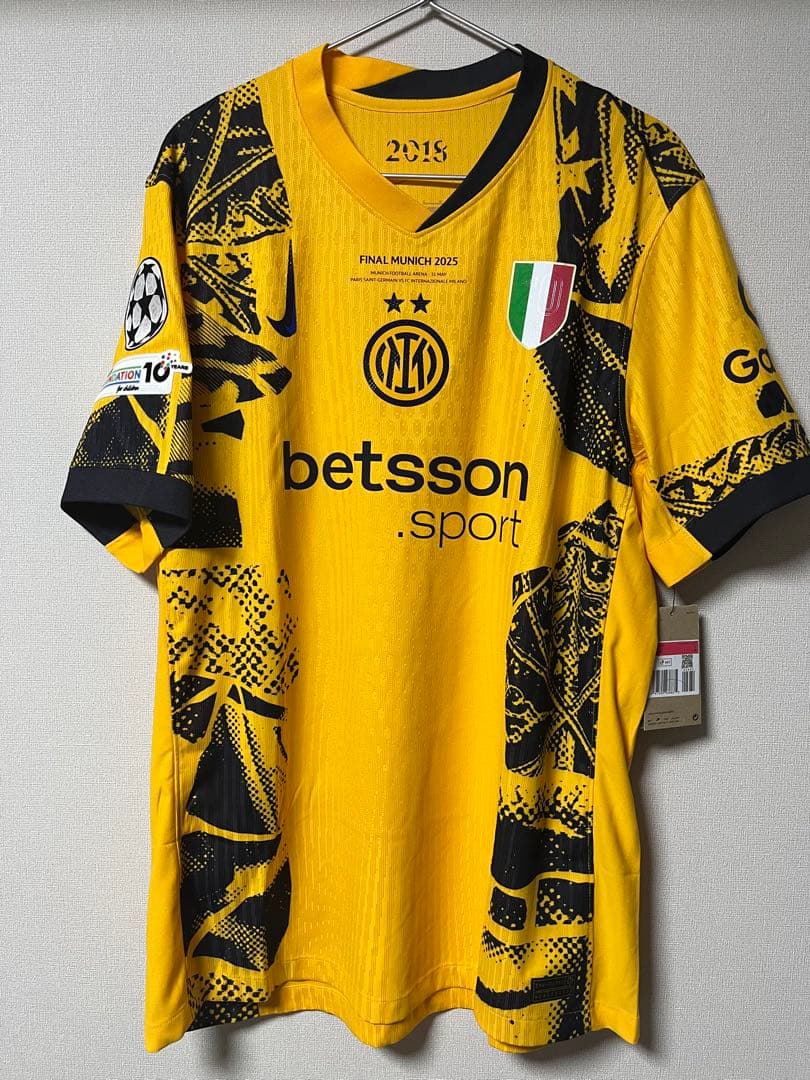 正規品　24-25 インテル　3rd オーセンティック　CL決勝マッチデー付