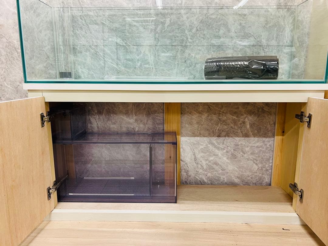 1セット限定　1200ｘ300ｘ300㎜オーバーフロー水槽 セット