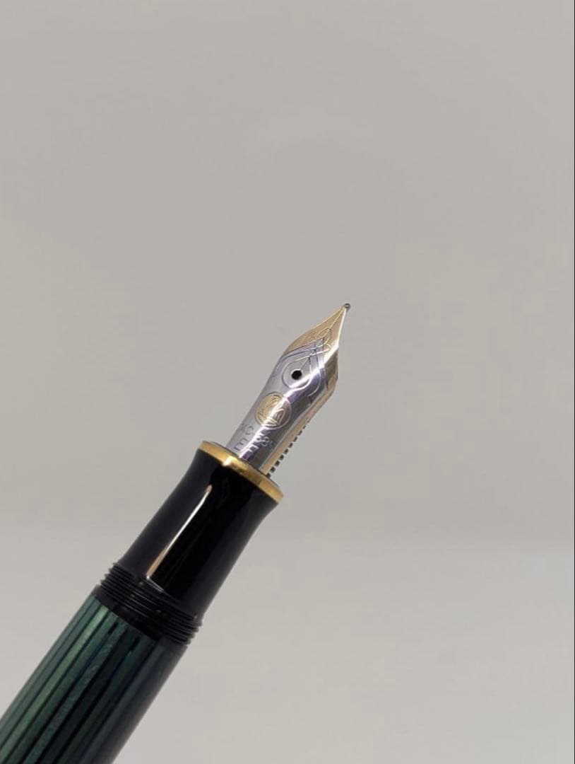 Pelikan ペリカン万年筆 スーベレーン M400 EF グリーンストライプ