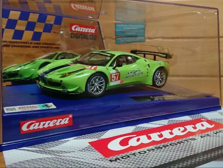 カレラ1/32フェラーリ458イタリアGT2 KROHN RACING 未使用品