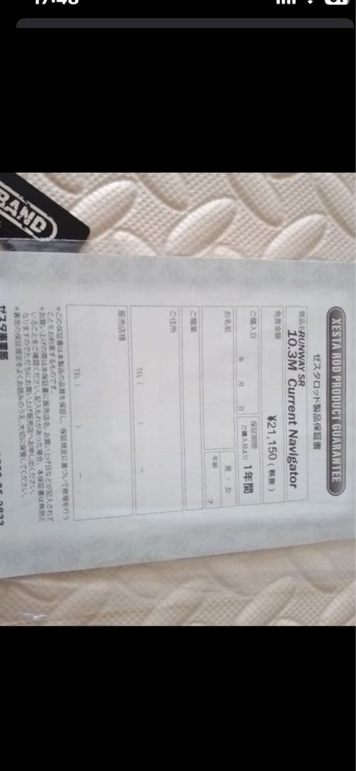 ゼスタ　ランウェイマルチナビゲーター103m