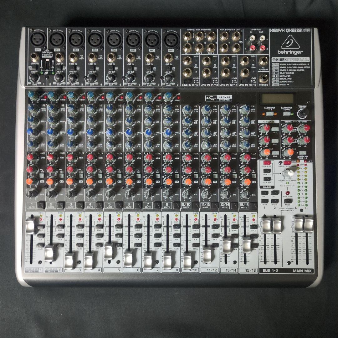 配信機器・PA機器・レコーディング機器 EHRINGER XENYX QX2222USB