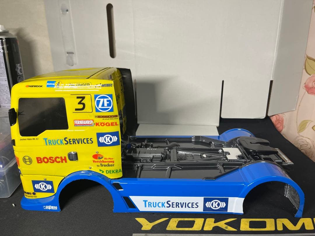 TAMIYA TEAM HAHN RACING MAN TGS ボディ　完成品