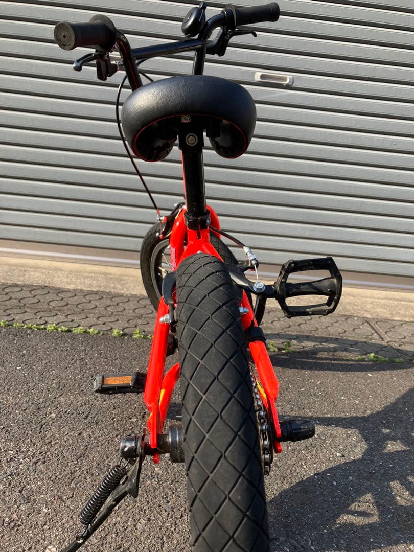 Badass company 　CRANKER 幼児用自転車 赤14インチ