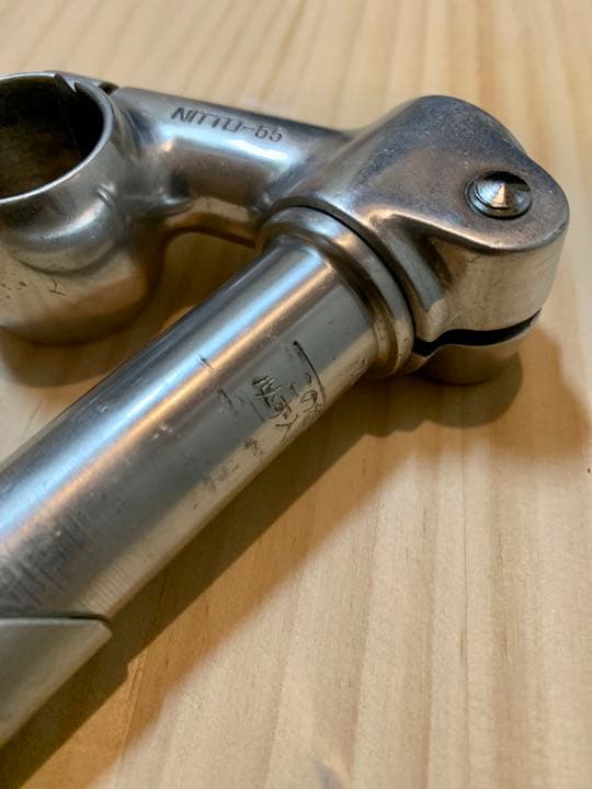 NITTO 日東 天返しステム 55mm ビンテージ BIA NJS ピスト